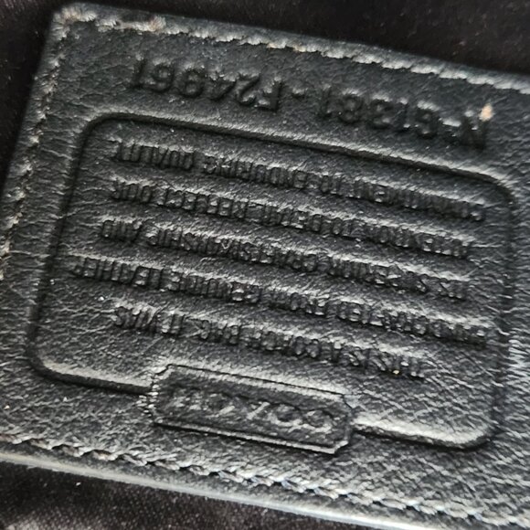 Euc Coach Campbell Belle Black Leather Shoulder Bag Purse - Picture 15 of 15